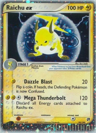 Raichu ex 98/100 Holofoil Sandstorm