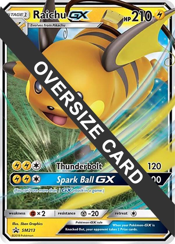 Raichu GX SM213 Holofoil Jumbo Cards
