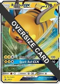 Raichu GX | SM213 | Holofoil | Jumbo Cards