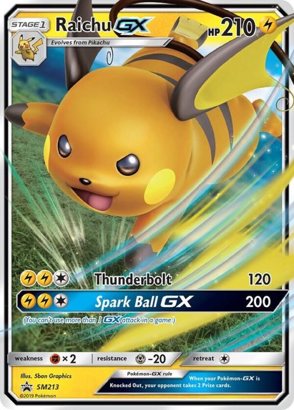 Raichu GX SM213 Holofoil SM Promos