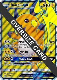 Raichu GX | SM90 | Holofoil | Jumbo Cards
