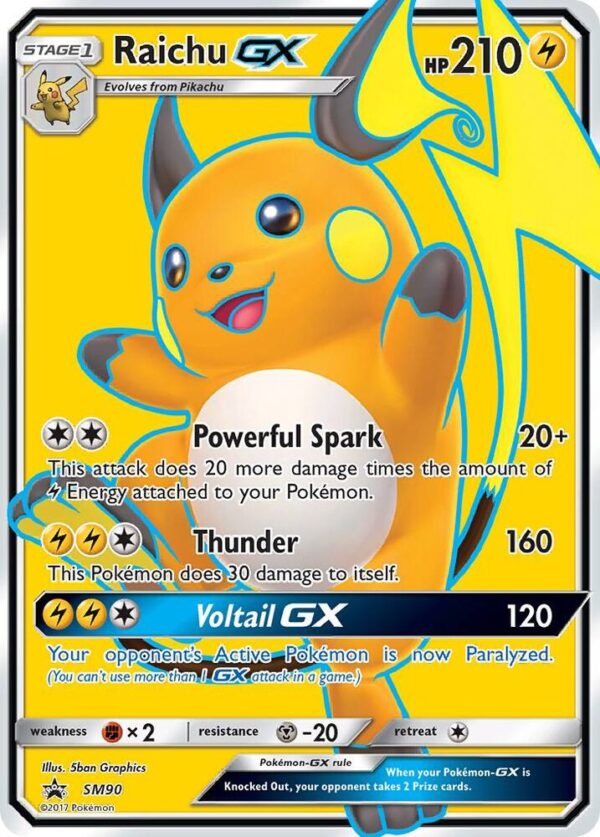 Raichu GX SM90 Holofoil SM Promos Raichu GX SM90 Holofoil SM Promos