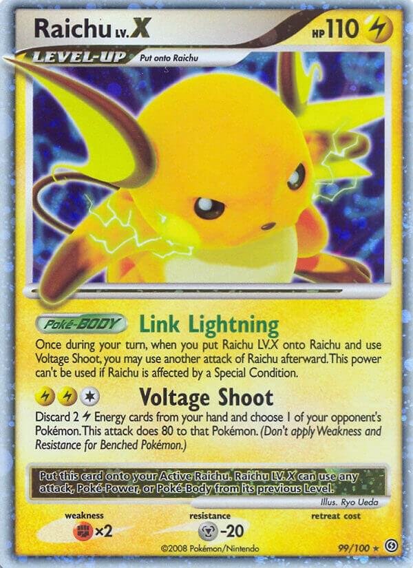 Raichu LV.X 99/100 Holofoil Stormfront