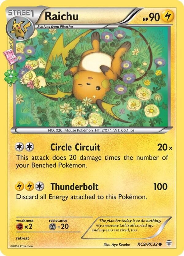 Raichu RC9/RC32 Normal Generations: Radiant Collection Raichu RC9/RC32 Normal Generations: Radiant Collection