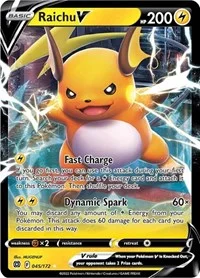 Raichu V | 045/172 | Holofoil | SWSH09: Brilliant Stars