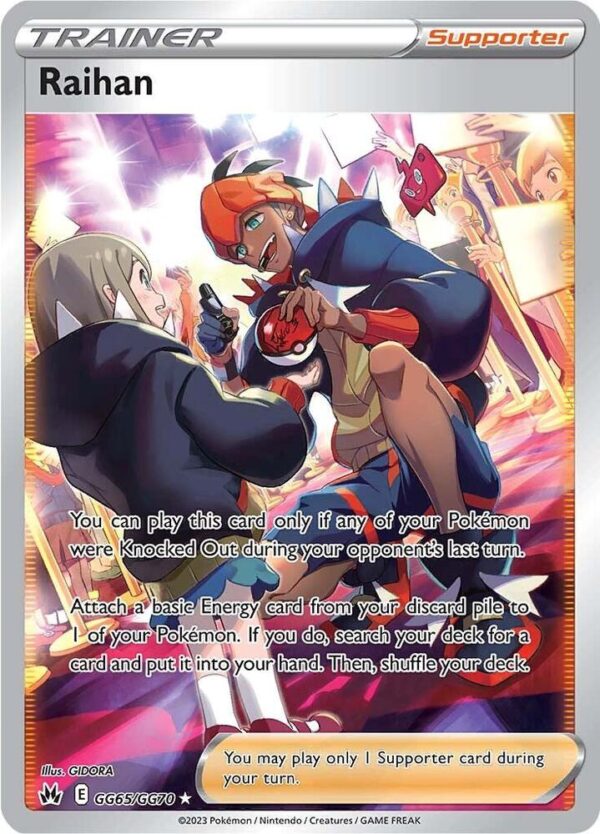 Raihan GG65/GG70 Holofoil Crown Zenith: Galarian Gallery