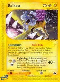Raikou | 028/144 | Reverse Holofoil | Skyridge