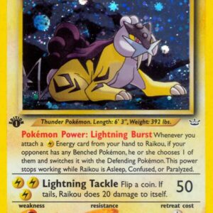 Raikou (13) 13/64 1st Edition Holofoil Neo Revelation