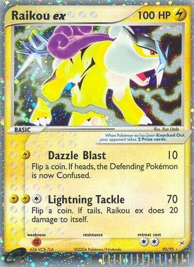Raikou ex 92/95 Holofoil Team Magma vs Team Aqua Raikou ex 92/95 Holofoil Team Magma vs Team Aqua