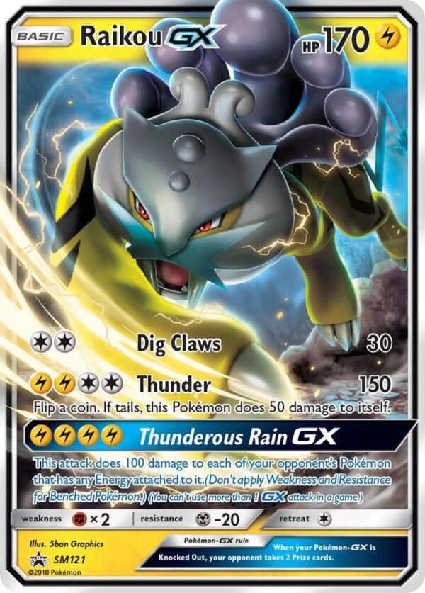 Raikou GX SM121 Holofoil SM Promos