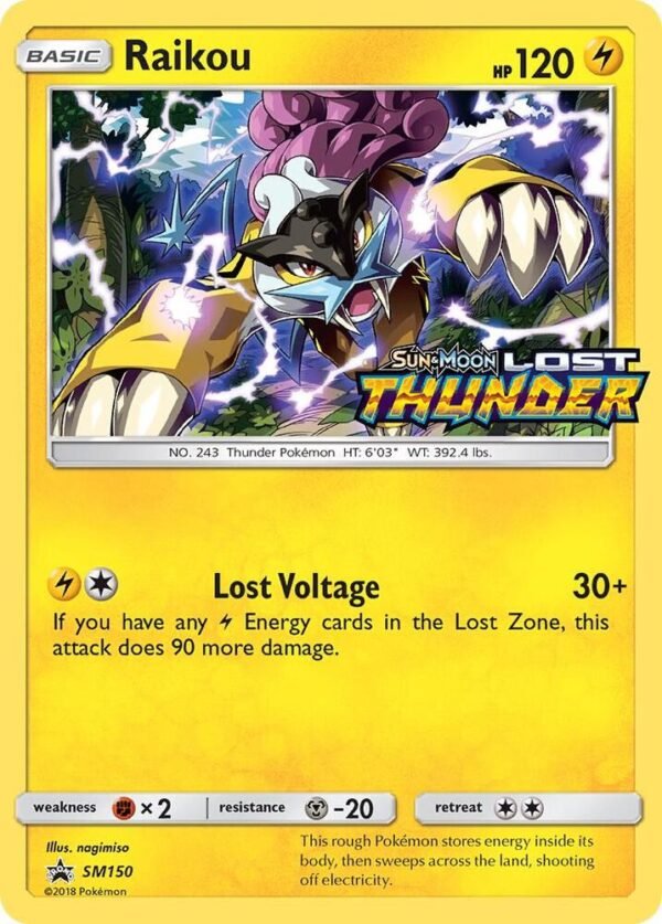 Raikou SM150 (Prerelease) Holofoil SM Promos Raikou SM150 (Prerelease) Holofoil SM Promos