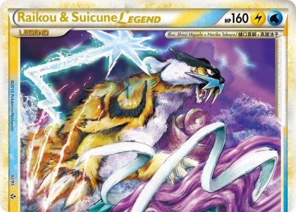 Raikou & Suicune Legend (Top) 92/95 Holofoil Unleashed