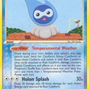 Rain Castform 26/113 Reverse Holofoil Delta Species