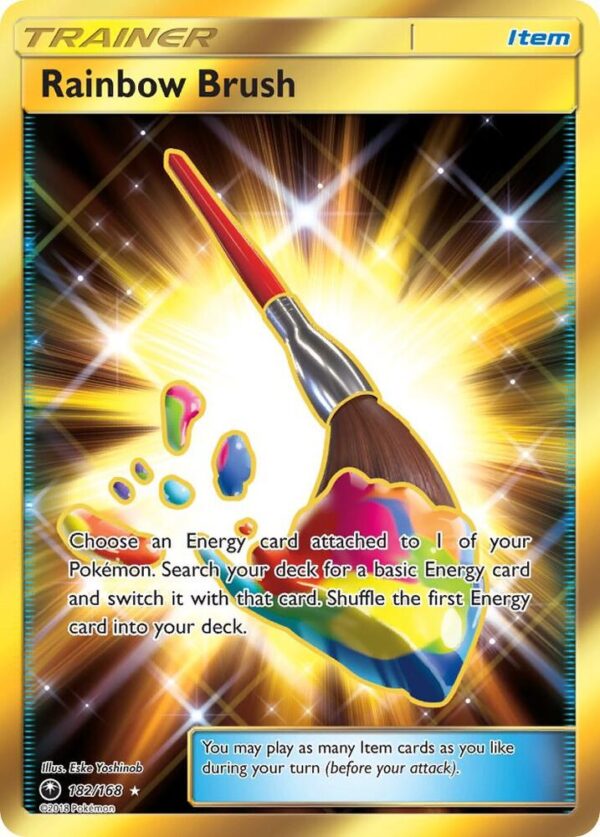 Rainbow Brush (Secret) 182/168 Holofoil SM – Celestial Storm Rainbow Brush (Secret) 182/168 Holofoil SM – Celestial Storm