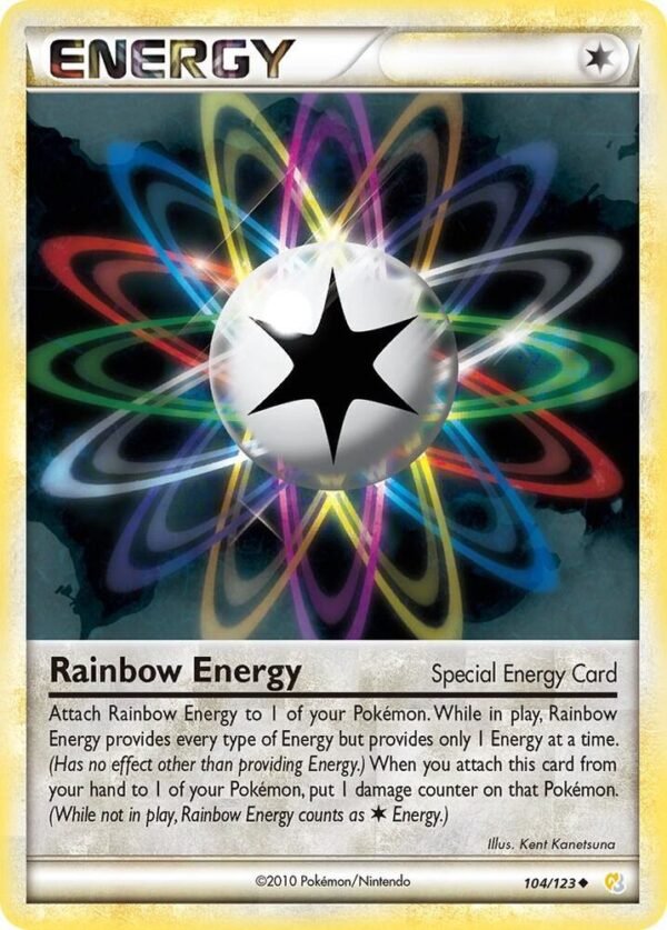 Rainbow Energy 104/123 Normal HeartGold SoulSilver