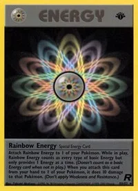 Rainbow Energy (80) | 80/82 | 1st Edition | Team Rocket