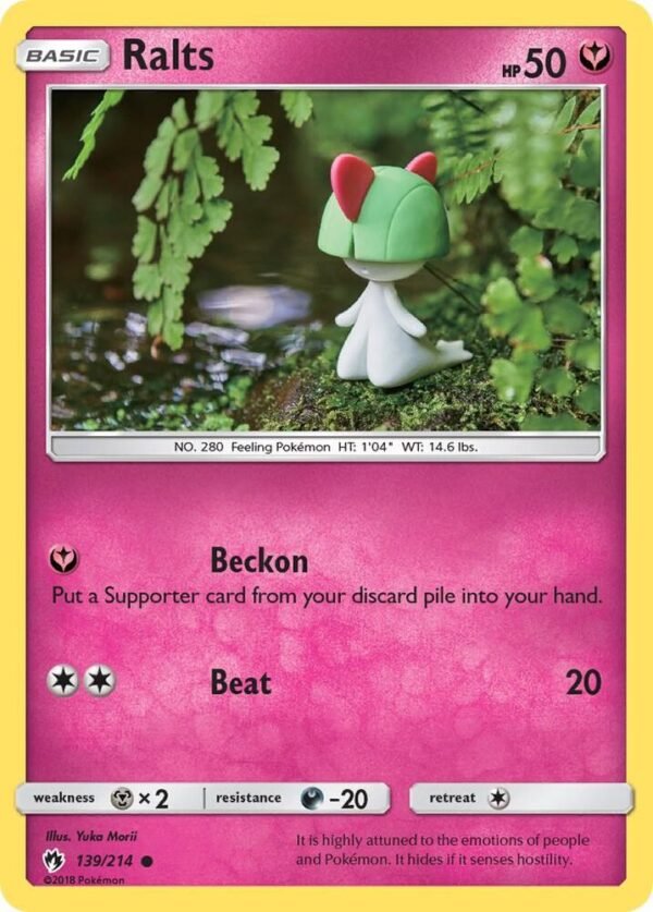 Ralts 139/214 Reverse Holofoil SM – Lost Thunder Ralts 139/214 Reverse Holofoil SM – Lost Thunder