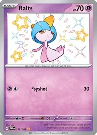 Ralts | 153/091 | Holofoil | SV: Paldean Fates