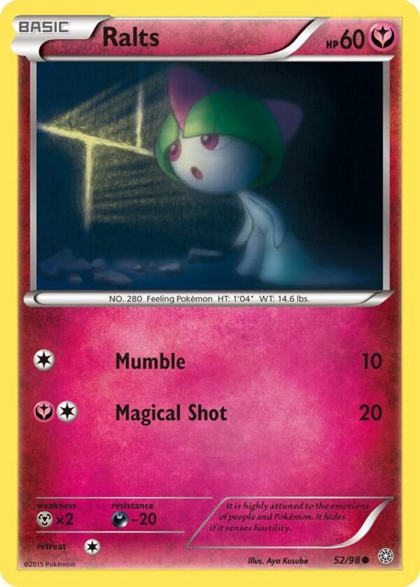 Ralts 52/98 Reverse Holofoil XY – Ancient Origins Ralts 52/98 Reverse Holofoil XY – Ancient Origins
