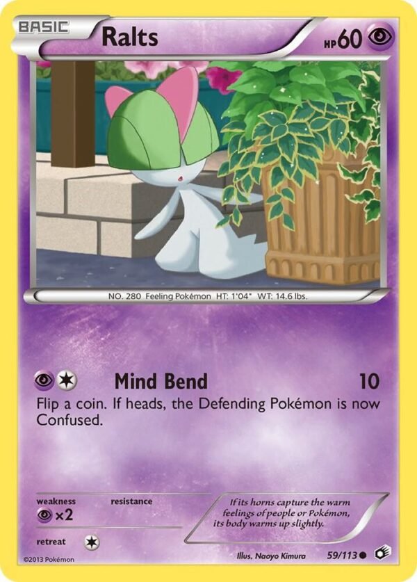 Ralts 59/113 Reverse Holofoil Legendary Treasures Ralts 59/113 Reverse Holofoil Legendary Treasures