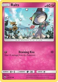 Ralts | 91/147 | Normal | SM - Burning Shadows