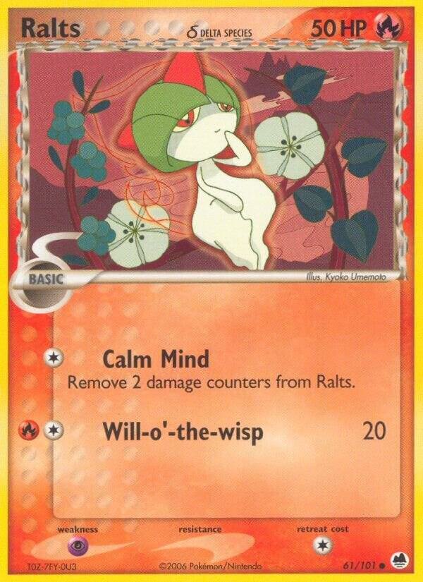 Ralts (Delta Species) 61/101 Normal Dragon Frontiers Ralts (Delta Species) 61/101 Normal Dragon Frontiers