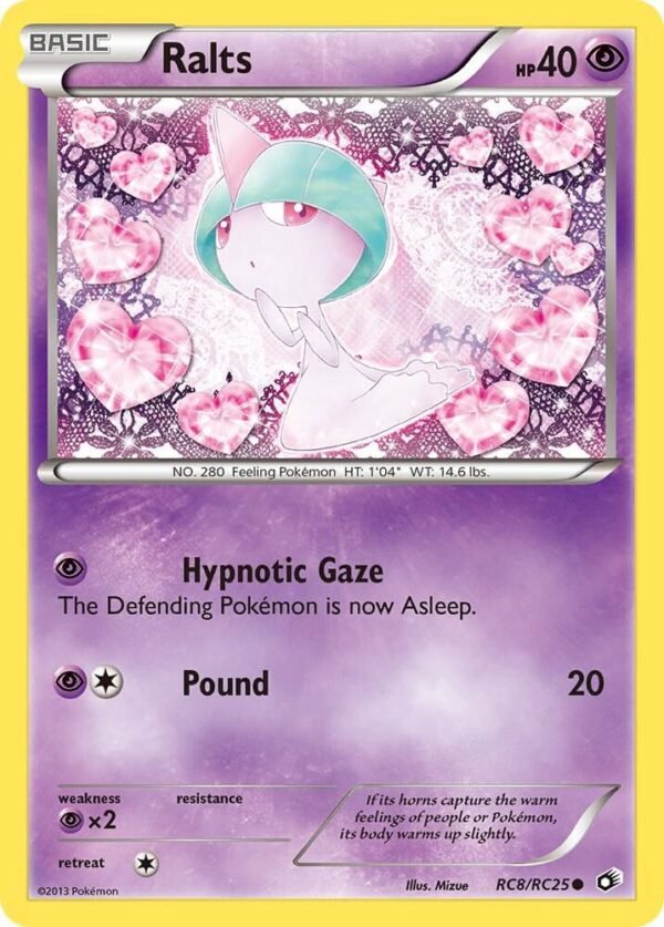 Ralts RC8/RC25 Holofoil Legendary Treasures: Radiant Collection Ralts RC8/RC25 Holofoil Legendary Treasures: Radiant Collection