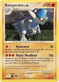Rampardos | 33/123 (Cosmos Holo) | 033/123 | Holofoil | Deck Exclusives