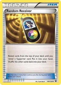 Random Receiver | 109/124 | Reverse Holofoil | XY - Fates Collide Random Receiver | 109/124 | Reverse Holofoil | XY - Fates Collide