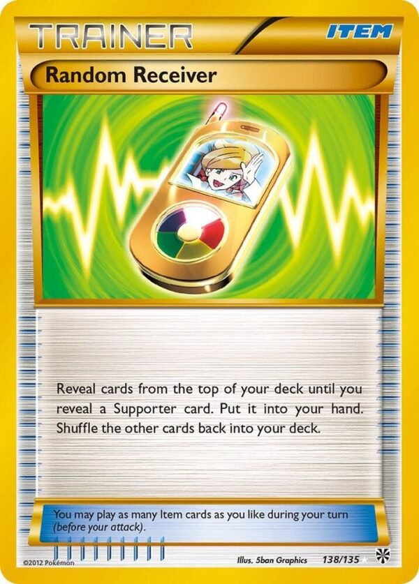Random Receiver 138/135 Holofoil Plasma Storm