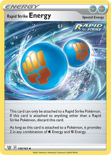 Rapid Strike Energy 140/163 Normal SWSH05: Battle Styles