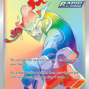 Rapid Strike Style Mustard (Secret) 176/163 Holofoil SWSH05: Battle Styles Rapid Strike Style Mustard (Secret) 176/163 Holofoil SWSH05: Battle Styles