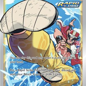 Rapid Strike Style Mustard TG27/TG30 Holofoil SWSH09: Brilliant Stars Trainer Gallery