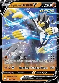 Rapid Strike Urshifu V | 087/163 | Holofoil | SWSH05: Battle Styles Rapid Strike Urshifu V | 087/163 | Holofoil | SWSH05: Battle Styles