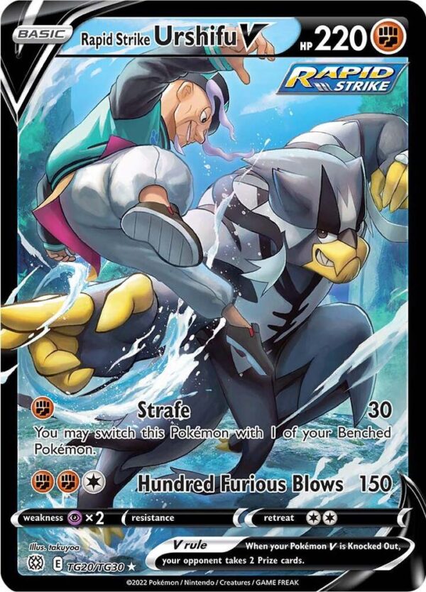 Rapid Strike Urshifu V TG20/TG30 Holofoil SWSH09: Brilliant Stars Trainer Gallery