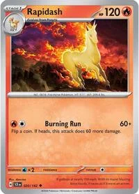 Rapidash | 020/142 | Reverse Holofoil | SV07: Stellar Crown Rapidash | 020/142 | Reverse Holofoil | SV07: Stellar Crown