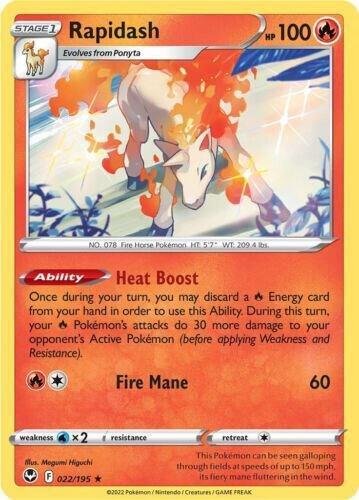 Rapidash 022/195 Normal Deck Exclusives Rapidash 022/195 Normal Deck Exclusives