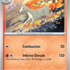 Rapidash 027/162 Reverse Holofoil SV05: Temporal Forces
