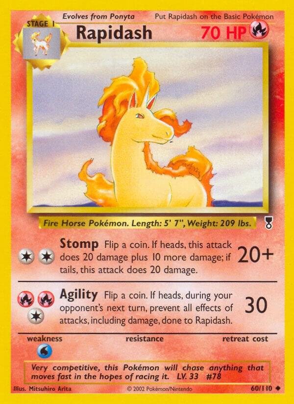 Rapidash 060/110 Reverse Holofoil Legendary Collection