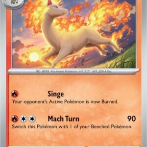 Rapidash 078/165 Reverse Holofoil SV: Scarlet & Violet 151 Rapidash 078/165 Reverse Holofoil SV: Scarlet & Violet 151