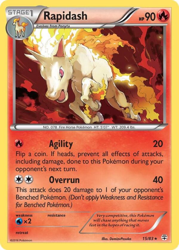 Rapidash 15/83 Normal Generations