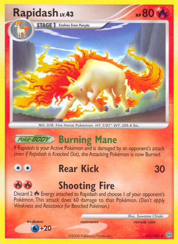 Rapidash 22/100 Reverse Holofoil Stormfront Rapidash 22/100 Reverse Holofoil Stormfront
