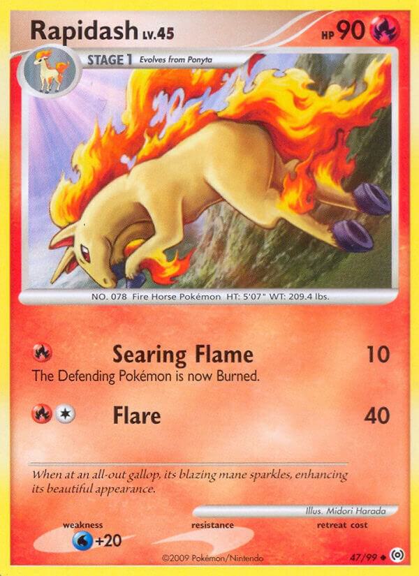 Rapidash (47) 47/99 Reverse Holofoil Arceus Rapidash (47) 47/99 Reverse Holofoil Arceus