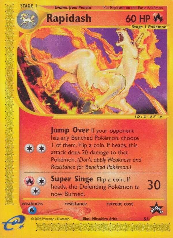 Rapidash (51) 51/53 Normal WoTC Promo