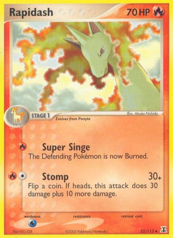 Rapidash 52/113 Reverse Holofoil Delta Species Rapidash 52/113 Reverse Holofoil Delta Species