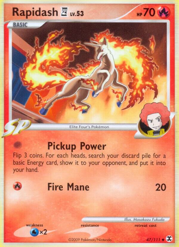 Rapidash E4 47/111 Normal Rising Rivals Rapidash E4 47/111 Normal Rising Rivals