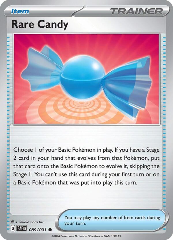 Rare Candy 089/091 Reverse Holofoil SV: Paldean Fates