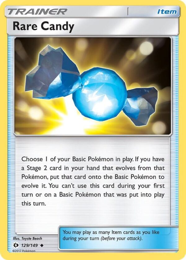 Rare Candy 129/149 Normal SM Base Set