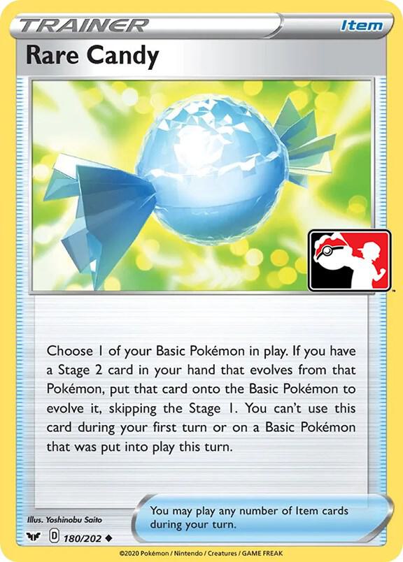 Rare Candy 180/202 Holofoil Prize Pack Series Cards