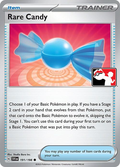 Rare Candy 191/198 Holofoil Prize Pack Series Cards